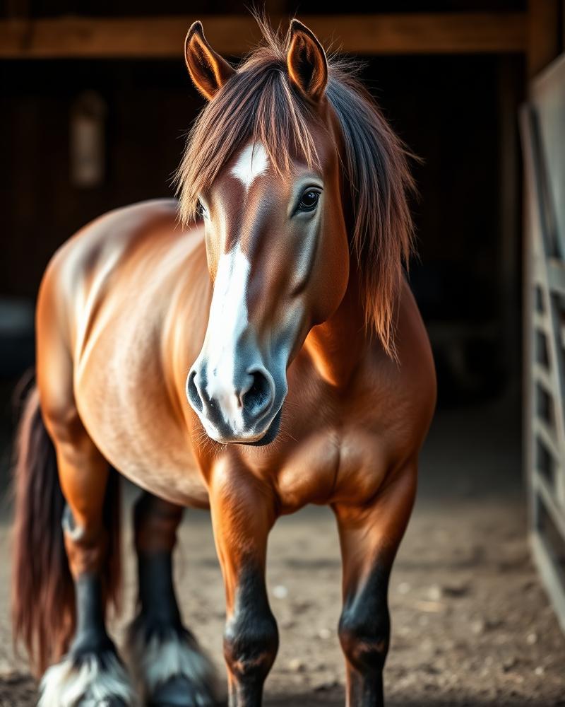 Clydesdale horse